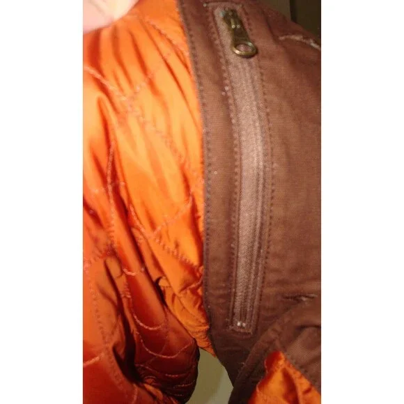 New NWT XXL Mens Coat Prana Trembly Jacket Stout Wind Warm Lined Lt Brown Orange